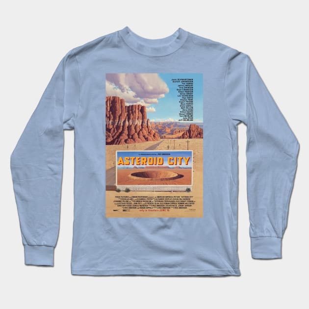 ASTEROID CITY Long Sleeve T-Shirt by uchix